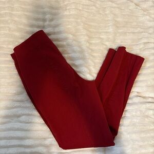 Old Navy Polished Pixie Skinny Pants in Deep Red